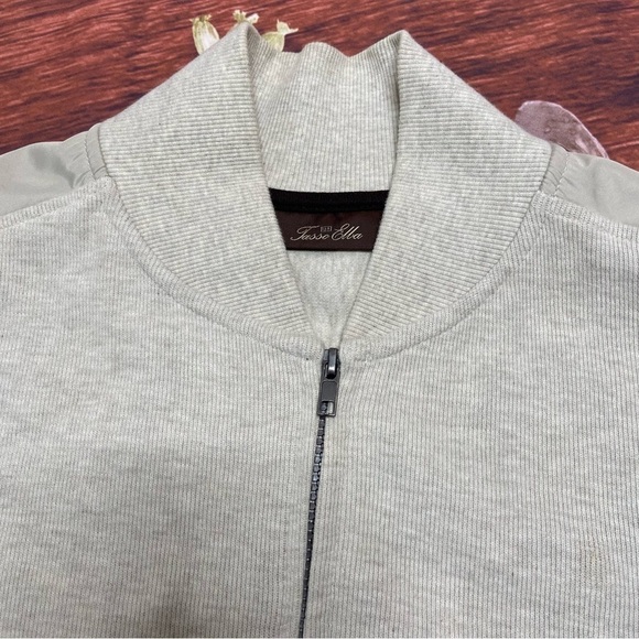 TASSO ELBA - Front Zip Lightweight Jacket Size Large - Picture 6 of 7